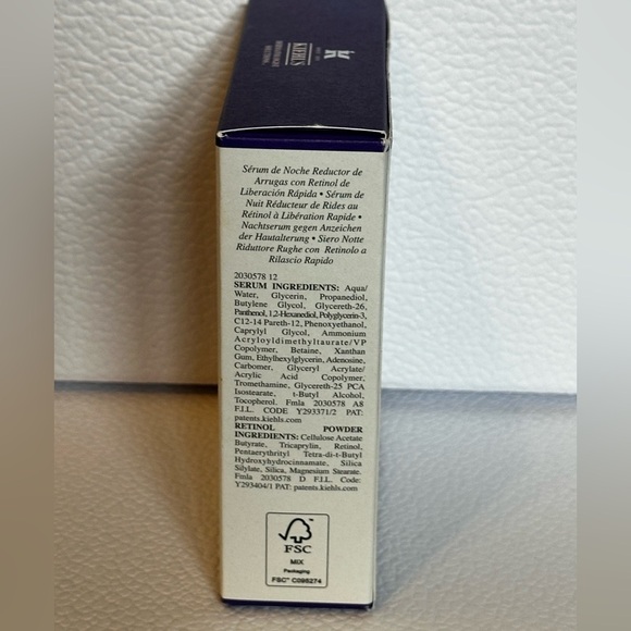 🆕 KIEHL’S Retinol Fast Release Wrinkle-Reducing Night Serum NIB / Sealed - Picture 7 of 9